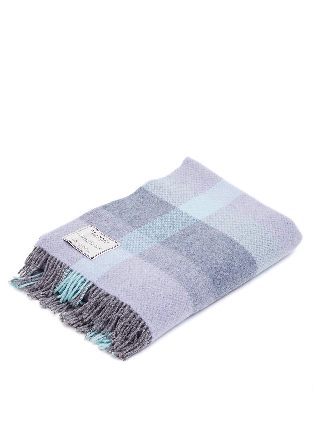 Lilac Dreams Wool Cashmere Throw Blarney